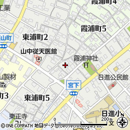 愛知県碧南市東浦町3丁目85周辺の地図