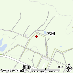 愛知県新城市一鍬田福田周辺の地図