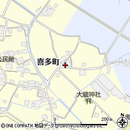 兵庫県小野市喜多町167周辺の地図