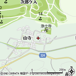 愛知県額田郡幸田町大草山寺47周辺の地図