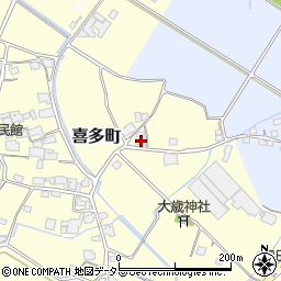 兵庫県小野市喜多町168周辺の地図