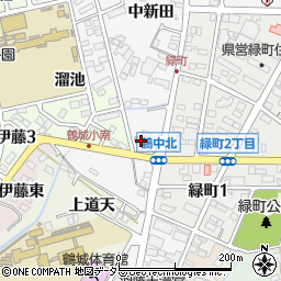 セブンイレブン西尾桜町店周辺の地図
