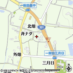 愛知県新城市一鍬田斉ナダ45周辺の地図