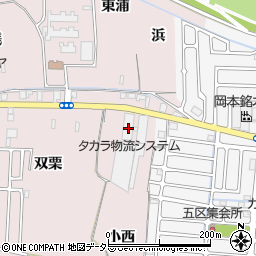 京都府八幡市八幡双栗28-1周辺の地図