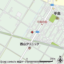 静岡県藤枝市平島554-17周辺の地図