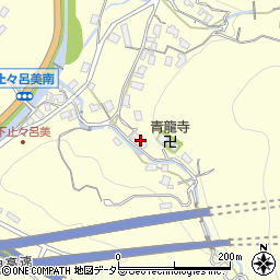 大阪府箕面市下止々呂美822周辺の地図