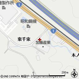 愛知県豊川市長沢町東千束37周辺の地図