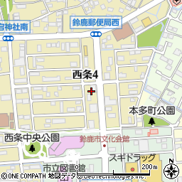 北伊勢上野信用金庫箕田支店周辺の地図