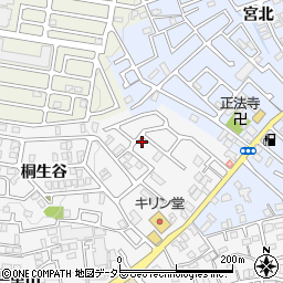 京都府宇治市広野町桐生谷16周辺の地図