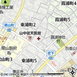 愛知県碧南市東浦町3丁目80周辺の地図