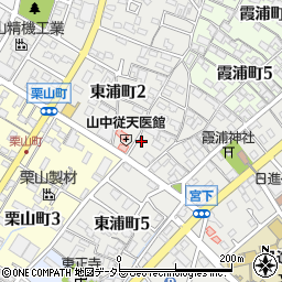 愛知県碧南市東浦町3丁目79周辺の地図