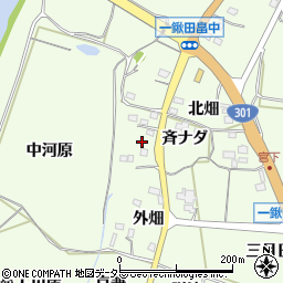 愛知県新城市一鍬田斉ナダ22周辺の地図