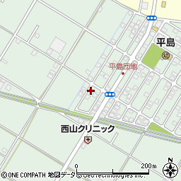 静岡県藤枝市平島554-12周辺の地図