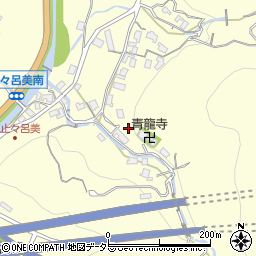 大阪府箕面市下止々呂美845周辺の地図