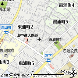 愛知県碧南市東浦町3丁目76周辺の地図