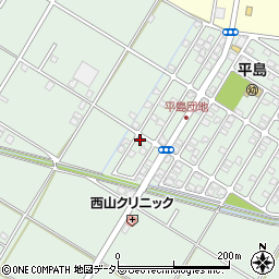 静岡県藤枝市平島554-13周辺の地図