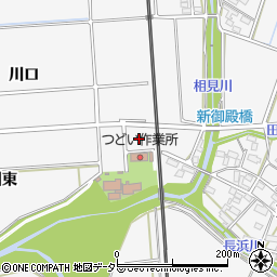 愛知県額田郡幸田町菱池城山周辺の地図