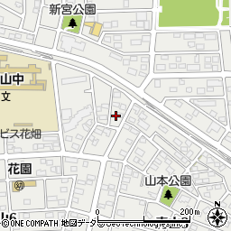 愛知県半田市青山周辺の地図
