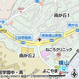兵庫県三田市南が丘周辺の地図