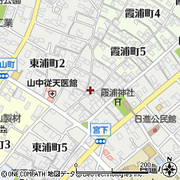 愛知県碧南市東浦町3丁目62周辺の地図