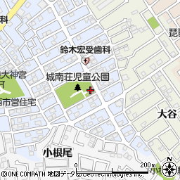 城南荘集会所周辺の地図
