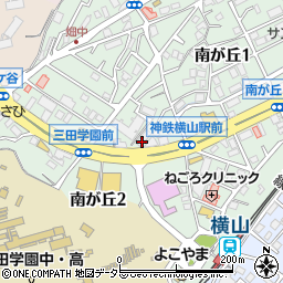 兵庫県三田市南が丘周辺の地図