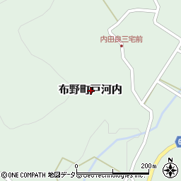 広島県三次市布野町戸河内周辺の地図