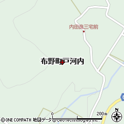 広島県三次市布野町戸河内周辺の地図