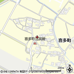 兵庫県小野市喜多町408周辺の地図