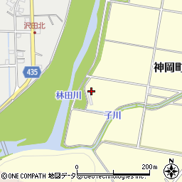 兵庫県たつの市神岡町寄井1059-3周辺の地図