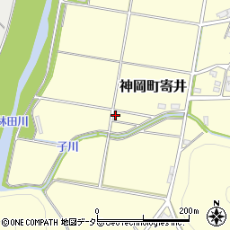 兵庫県たつの市神岡町寄井1081周辺の地図