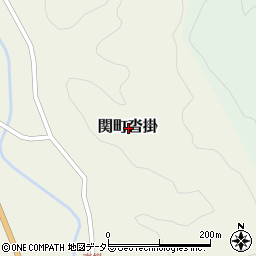 三重県亀山市関町沓掛周辺の地図