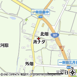 愛知県新城市一鍬田斉ナダ31周辺の地図
