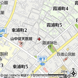 愛知県碧南市東浦町3丁目周辺の地図