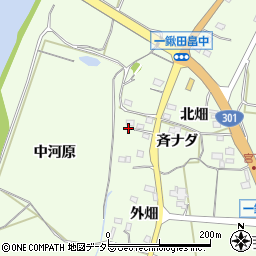 愛知県新城市一鍬田斉ナダ16周辺の地図