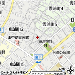 愛知県碧南市東浦町3丁目33周辺の地図