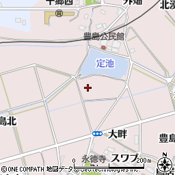 愛知県新城市豊島北周辺の地図