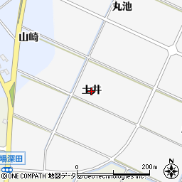 愛知県幸田町（額田郡）菱池（土井）周辺の地図