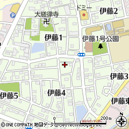 愛知県西尾市伊藤周辺の地図