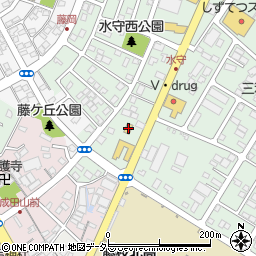 ミニストップ藤枝水守店周辺の地図