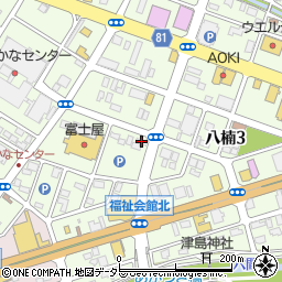 鈴与技研焼津営業所周辺の地図