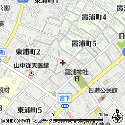 愛知県碧南市東浦町3丁目35周辺の地図