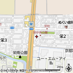 京都府久世郡久御山町栄周辺の地図