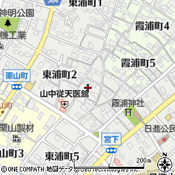 愛知県碧南市東浦町3丁目45周辺の地図