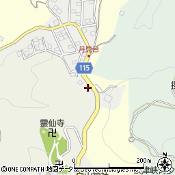 大阪府高槻市萩谷月見台2-5周辺の地図