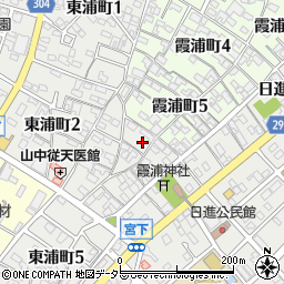 愛知県碧南市東浦町3丁目11周辺の地図