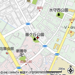 藤岡入口周辺の地図