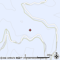 愛知県豊川市萩町（奥猿田）周辺の地図