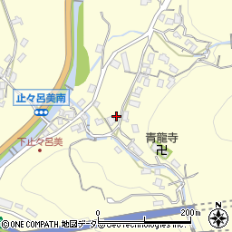 大阪府箕面市下止々呂美412周辺の地図
