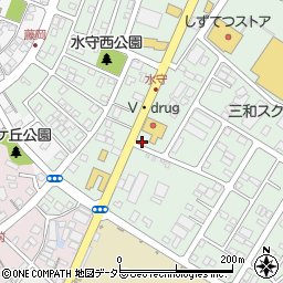 明光義塾　藤枝水守教室周辺の地図